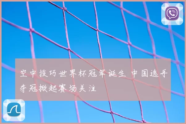 空中技巧世界杯冠军诞生 中国选手夺冠掀起赛场关注