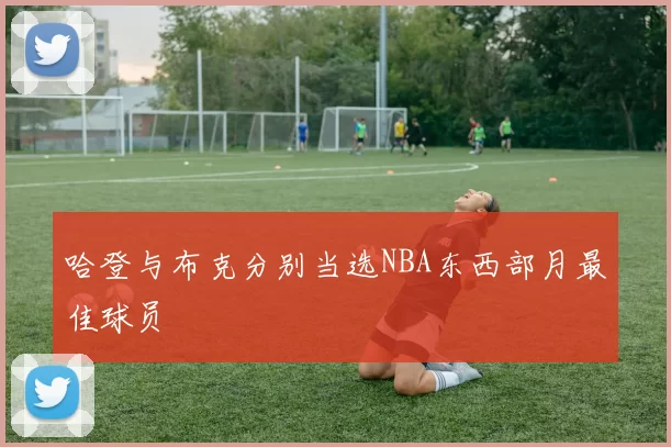 哈登与布克分别当选NBA东西部月最佳球员