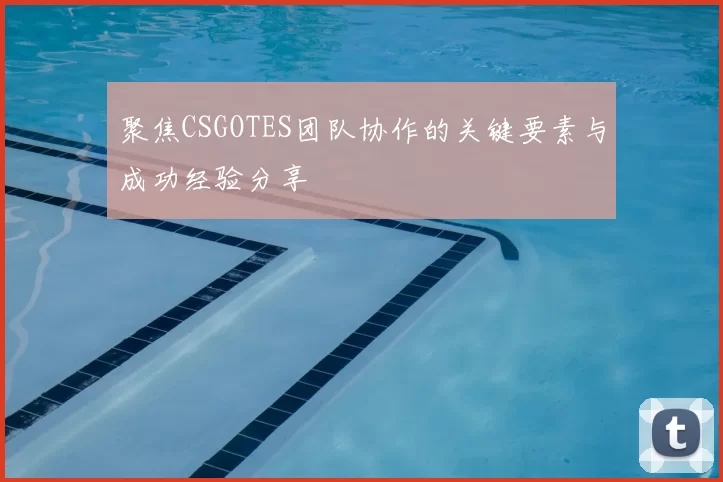 聚焦CSGOTES团队协作的关键要素与成功经验分享